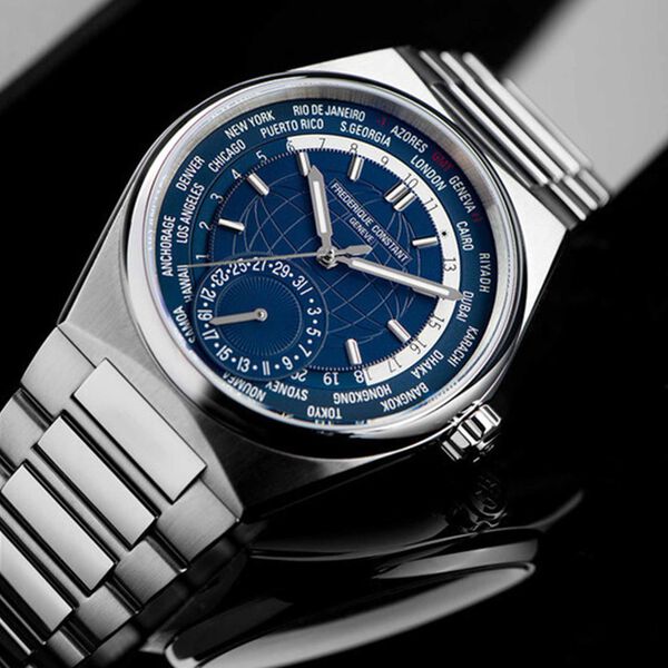Highlife Manufacture 41 mm World Timer en acier inoxydable