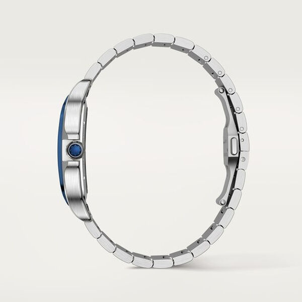 Santos de Cartier Skeleton 40 mm manuelle en acier inoxydable, grand modèle