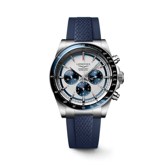 Longines Conquest Automatic Chronograph 42 mm Stainless Steel L3.835.4.98.9 image number 0