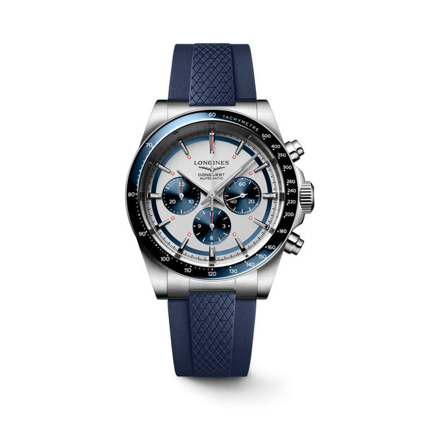 Conquest 42 mm chronographe automatique en acier inoxydable