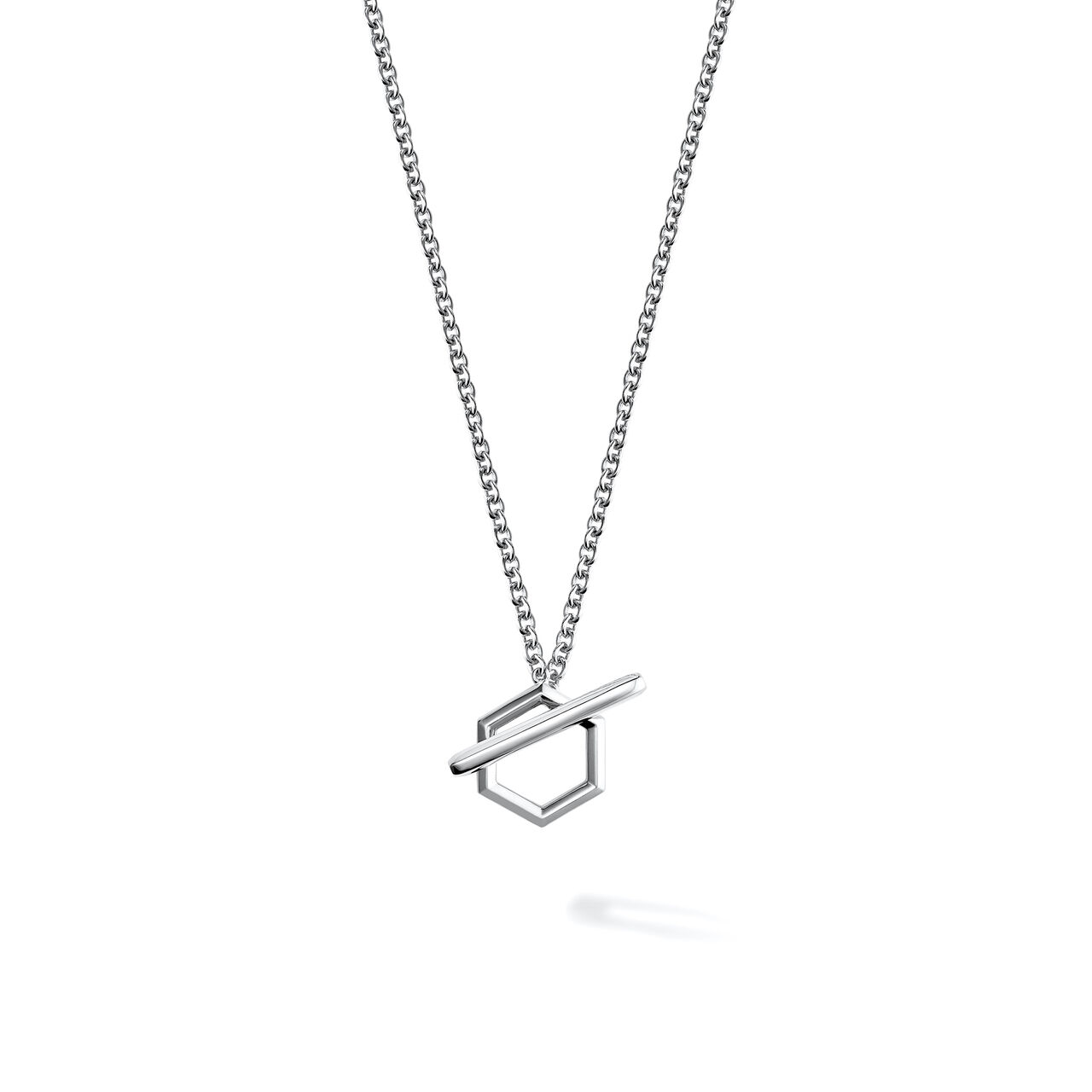 Bijoux Birks Bee Chic Silver Toggle Necklace image number 0