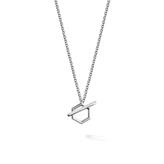 Bijoux Birks Bee Chic Silver Toggle Necklace image number 0