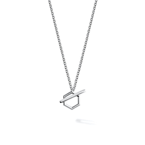 Silver Toggle Necklace