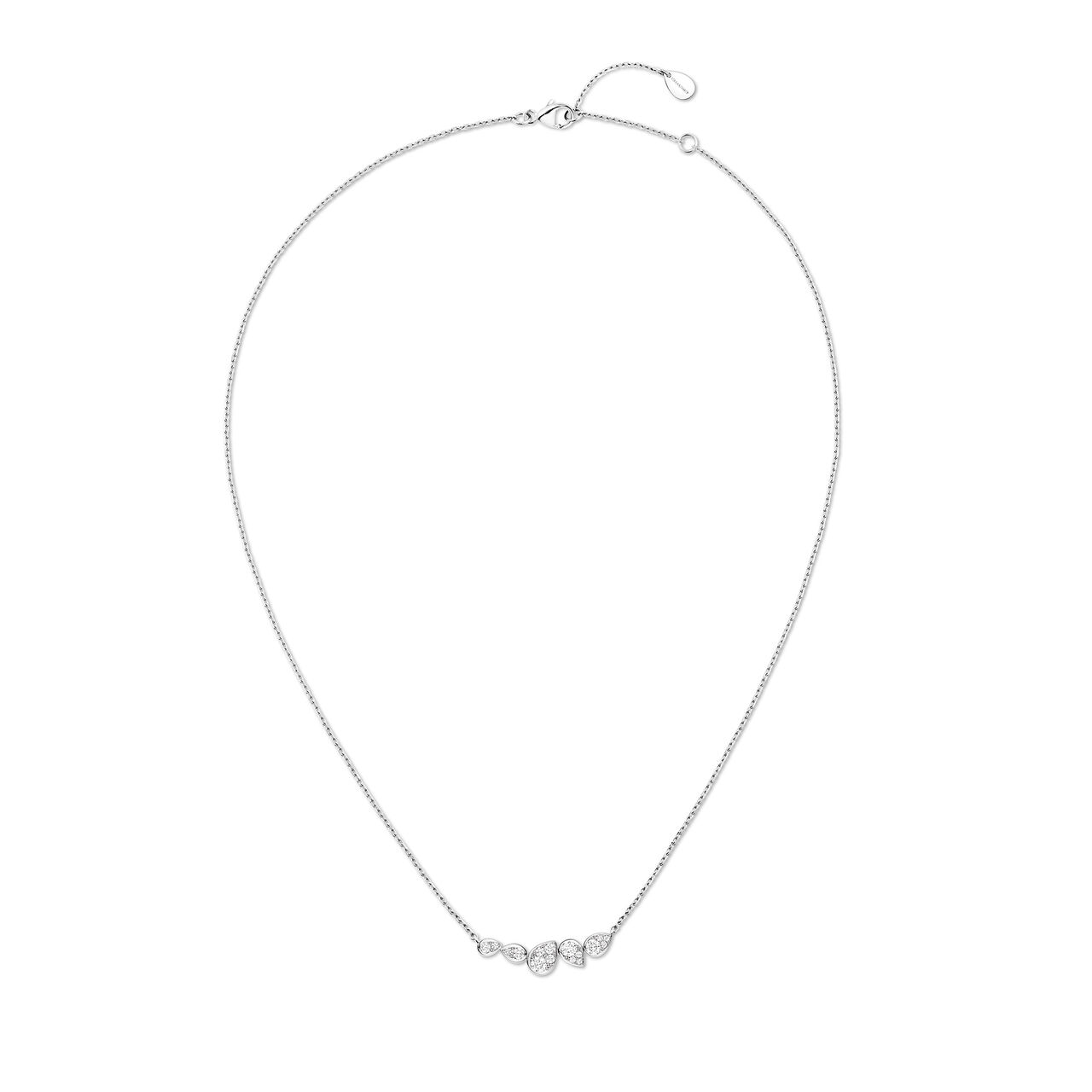 chaumet josephine ronde d aigrettes white gold diamond necklace 83847 full image number 1