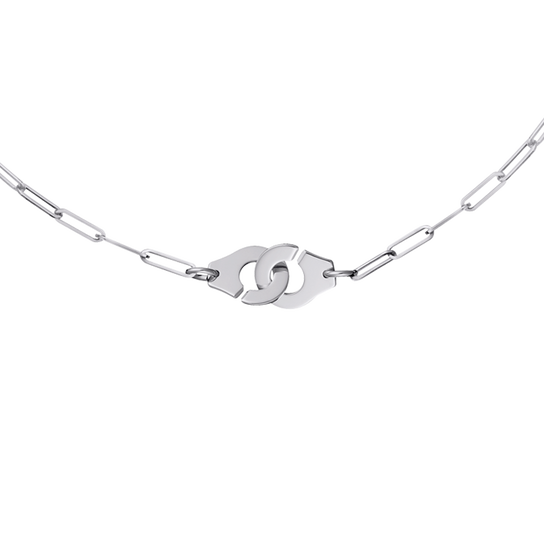Dinh Van Menottes R10 White Gold Necklace 654107 Front image number 0