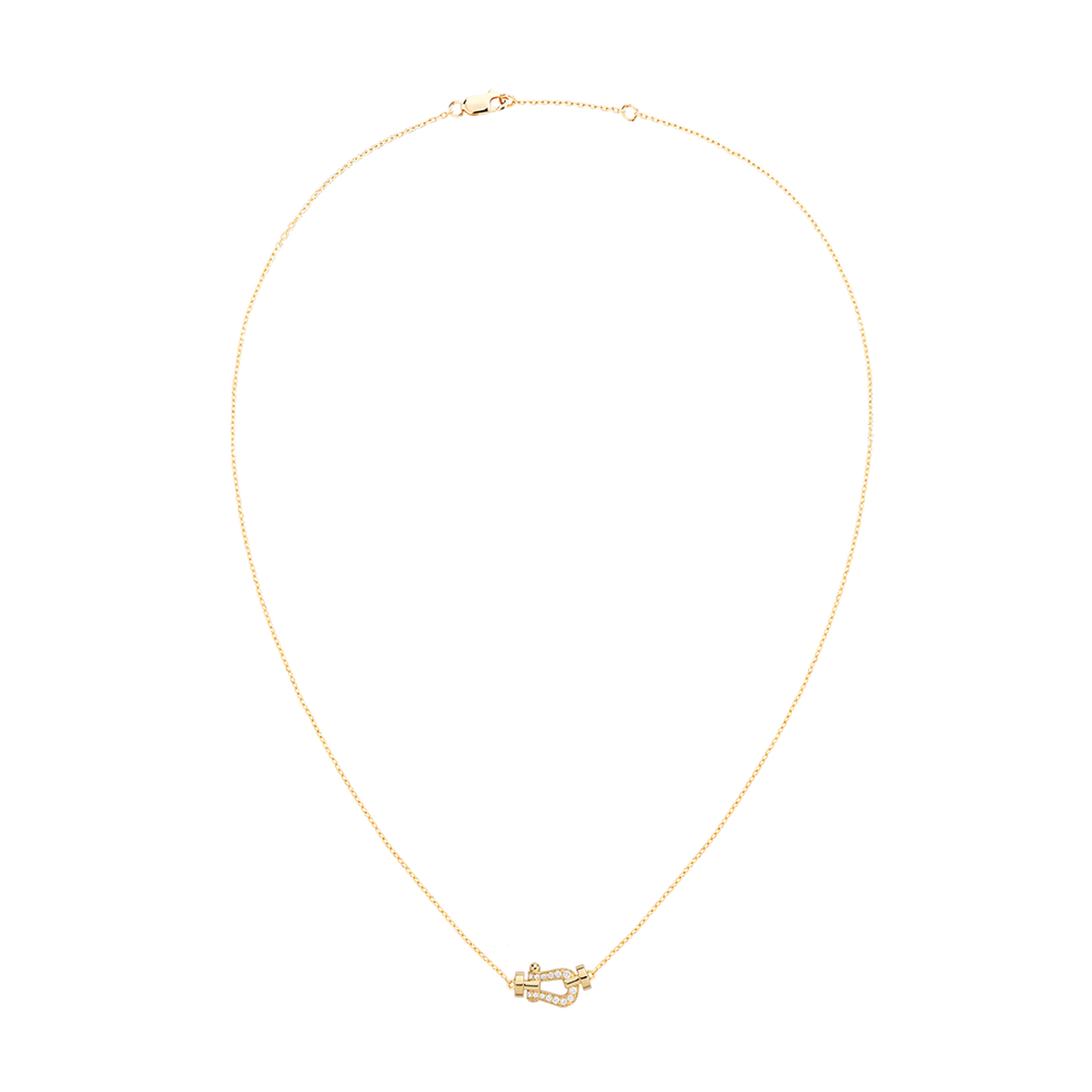 Yellow Gold and Diamond Pav&eacute; Pendant image number 2