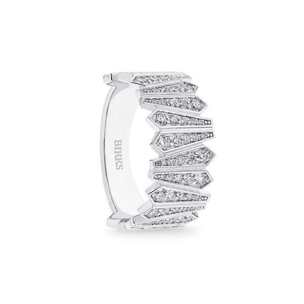 Bague en diamants et or blanc 18 carats