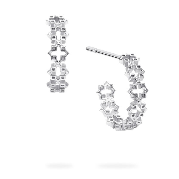 Sterling Silver Muse 18 mm Hoop Earrings