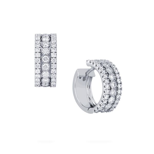 Boucles d'oreilles en diamants