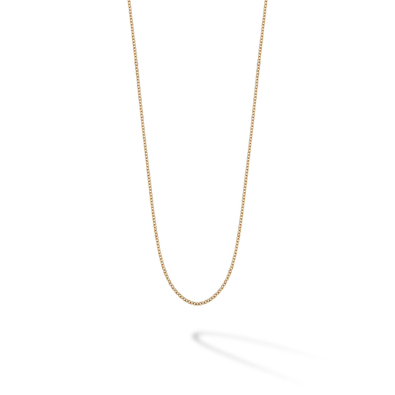 bijoux birks essentials yellow gold rolo 60 chain necklace image number 0