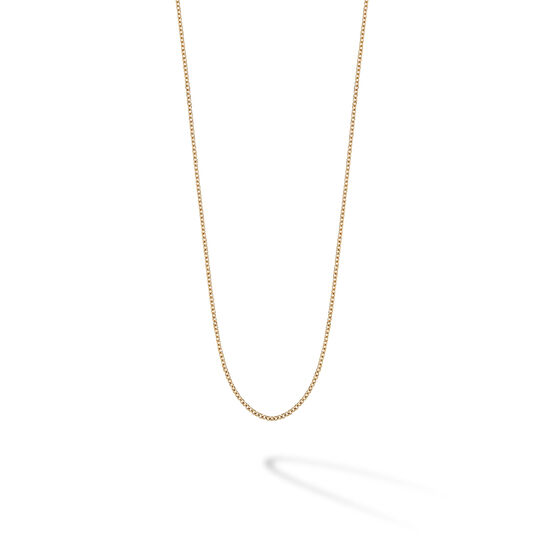 bijoux birks essentials yellow gold rolo 60 chain necklace image number 0