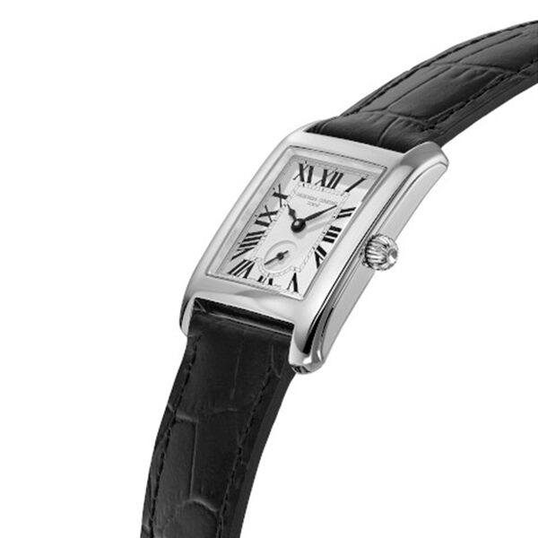 Classics Carree 36 X 25 mm petites secondes quartz en acier inoxydable