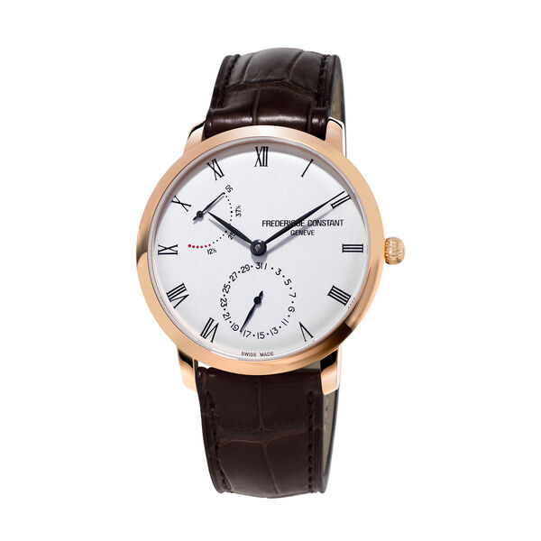 Slimline Power Reserve Manufacture Automatic Rose Gold Plated Steel 40mm