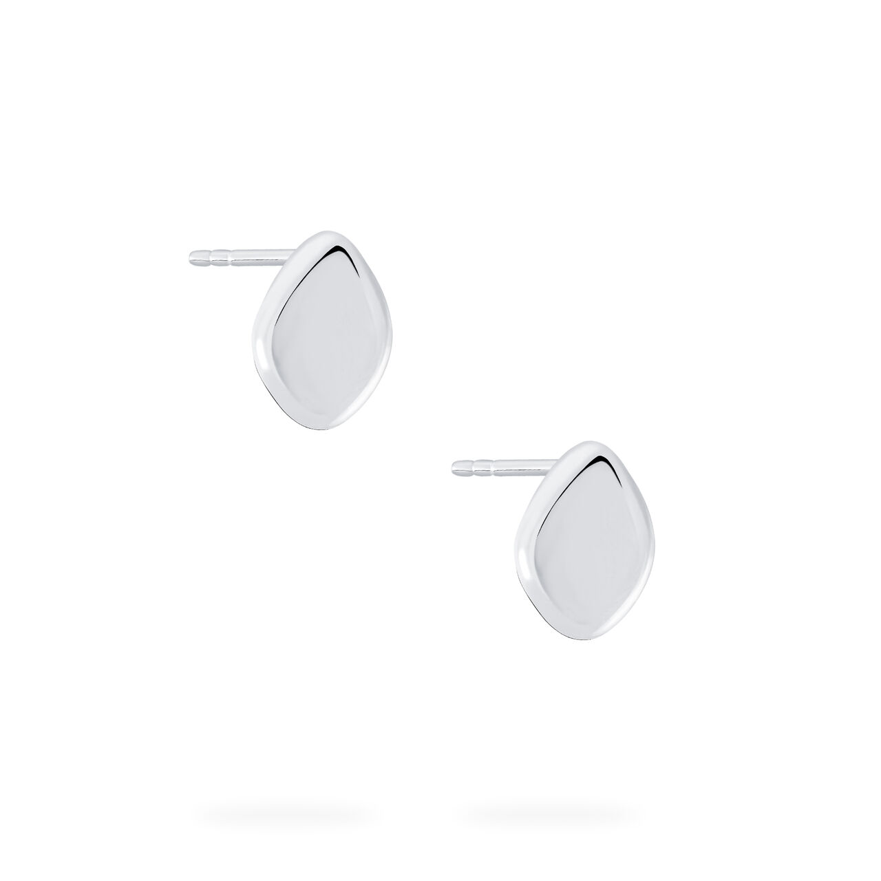 Birks Pebble Sterling Silver Stud Earrings image number 3