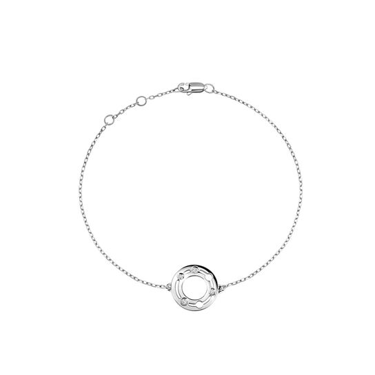 Dinh Van Pulse White Gold and Diamond Bracelet 328612 Front image number 0