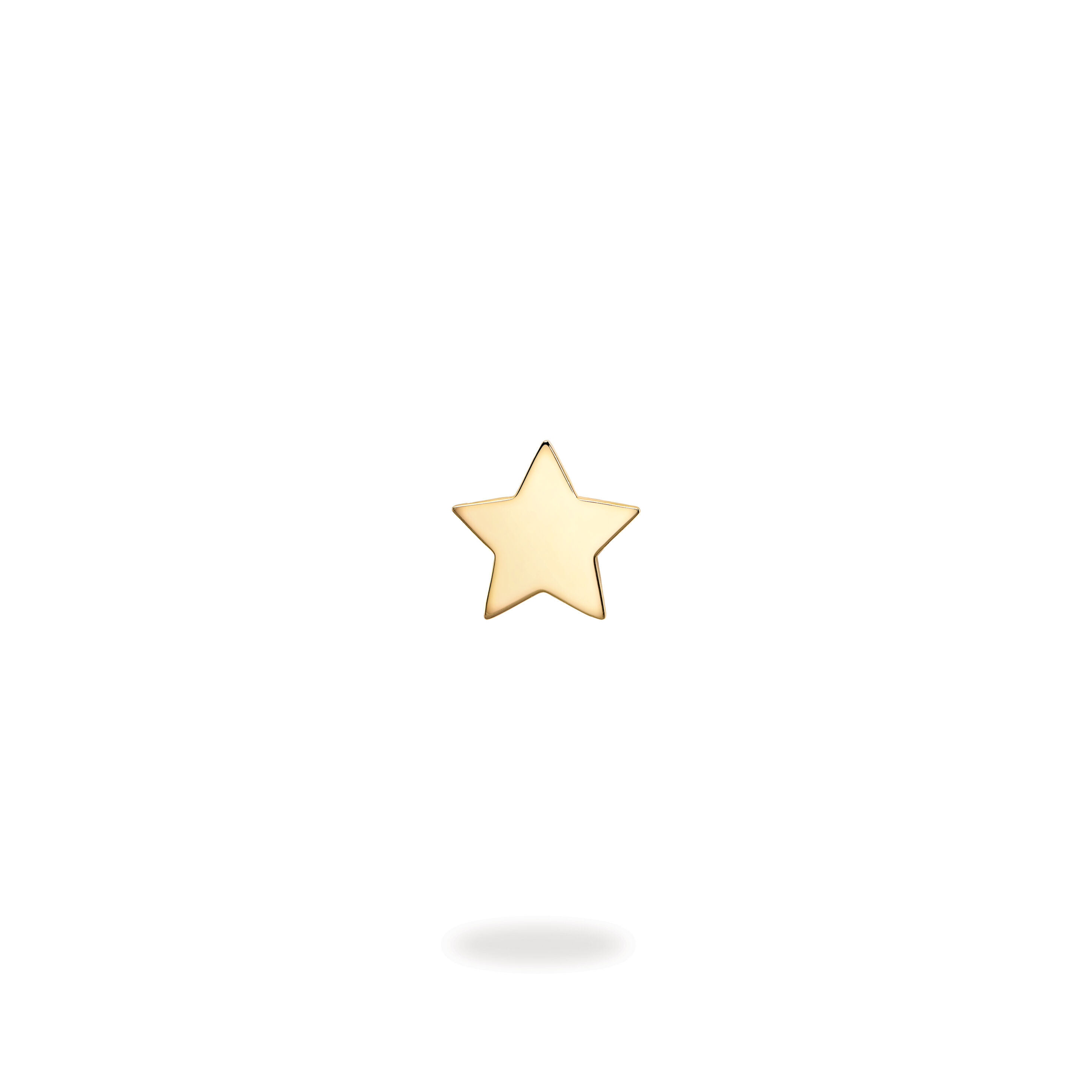 Birks Essentials Yellow Gold Single Star Earring for Kids