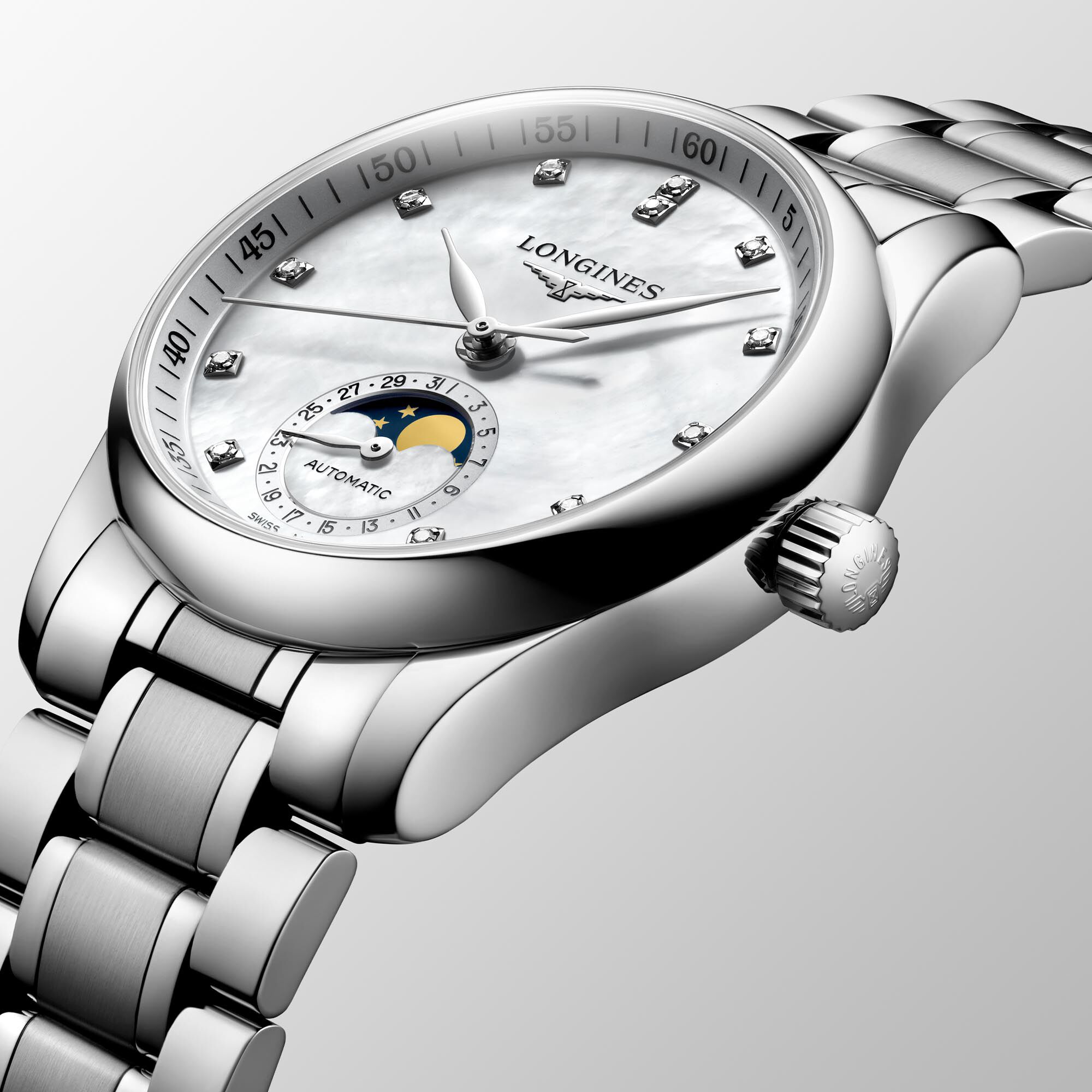 Longines master collection gmt moonphase sales