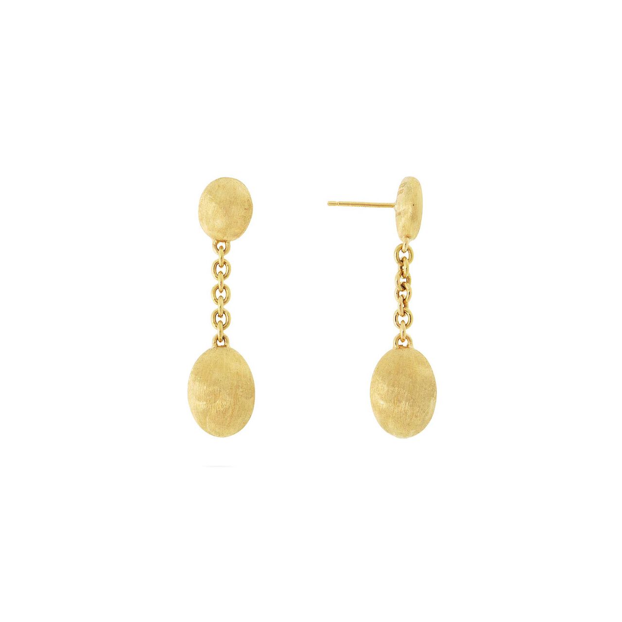 maison birks marco bicego siviglia grande yellow gold drop earrings ob1693 y image number 0