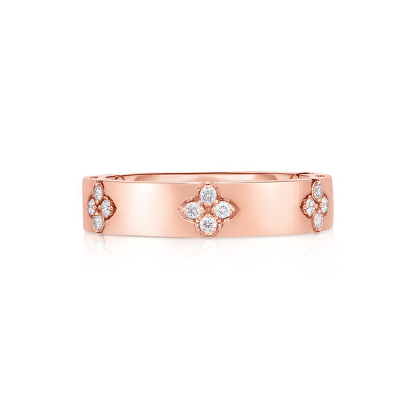 Love In Verona Rose Gold and Diamond Narrow Ring