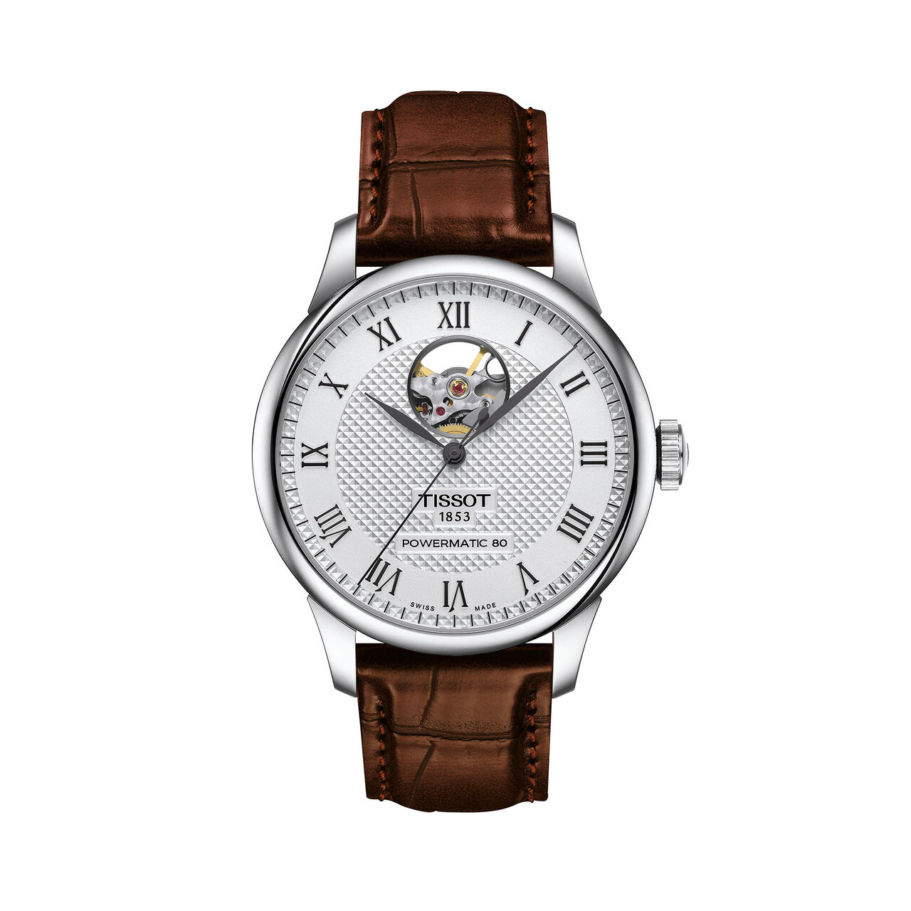 Tissot Le Locle 39 mm automatique Open Heart en acier inoxydable image number 0