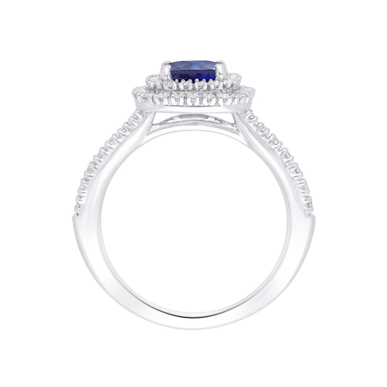 maison birks salon sapphire double diamond halo ring sg05251r bs standing front image number 1