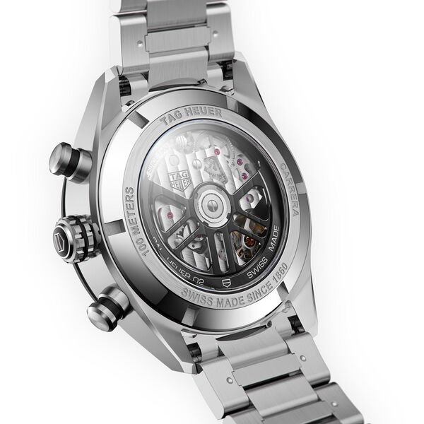 Carrera Automatic Chronograph 44 mm Stainless Steel