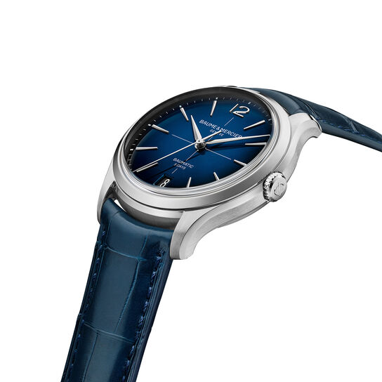 Men's Baume & Mercier Clifton Baumatic Automatic 39 mm Stainless Steel Watch image number 2