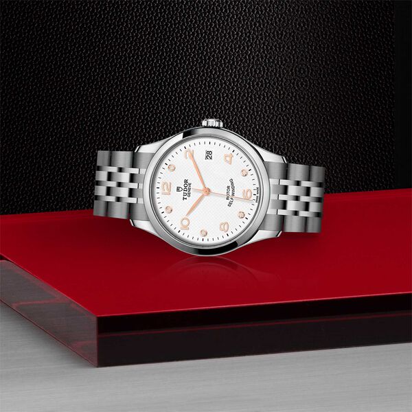 1926 36 mm automatique en acier inoxydable et diamants