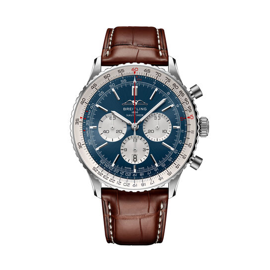 Breitling Navitimer B01 Chronograph Steel 46 - Blue AB0137211C1P1 Front image number 0