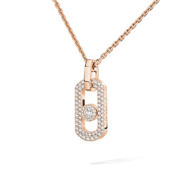 So Move Rose Gold and Diamond Pav&eacute; Pendant
