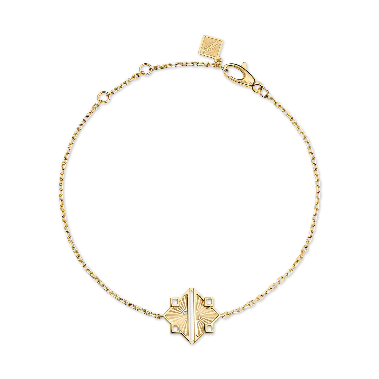 Birks Muse bracelet en or jaune guilloché image number 0