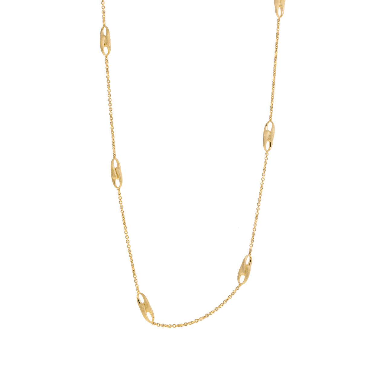 maison birks marco bicego lucia yellow gold link necklace cb2367 y 02 image number 0