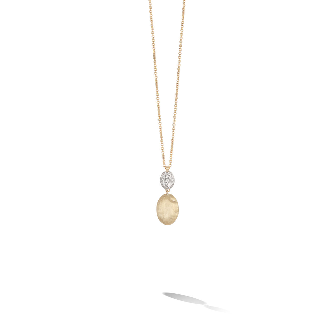 maison birks marco bicego siviglia collection yellow gold and diamond pendant cb1690 b yw image number 0