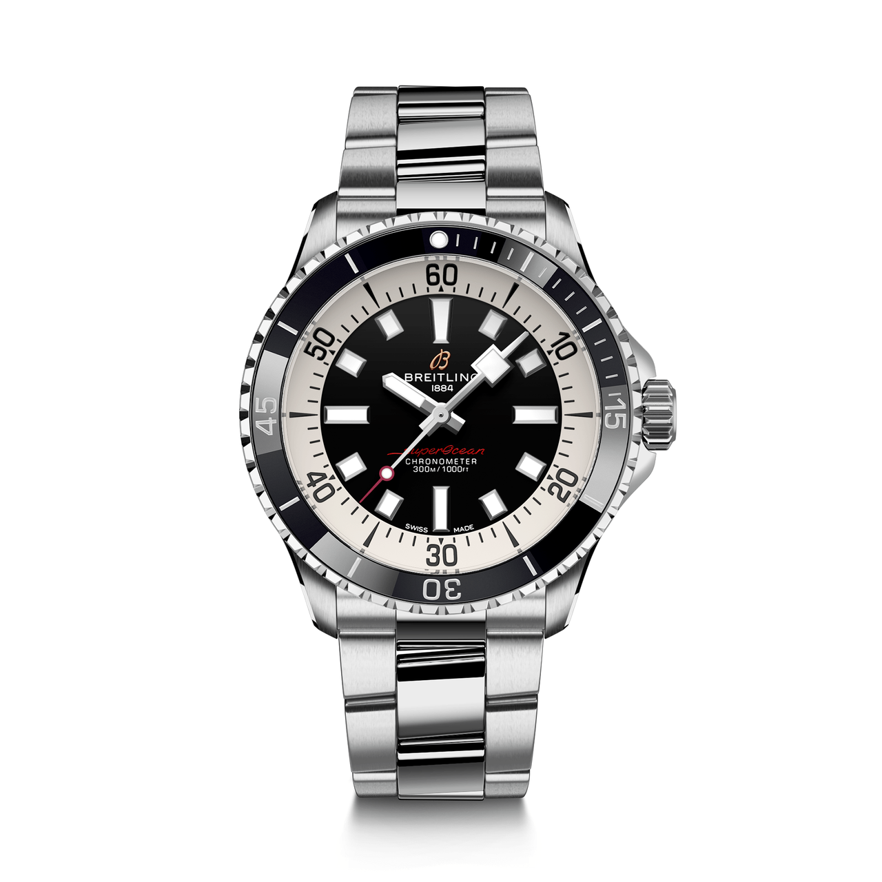 Breitling Superocean automatique 42 en acier - Noir image number 0