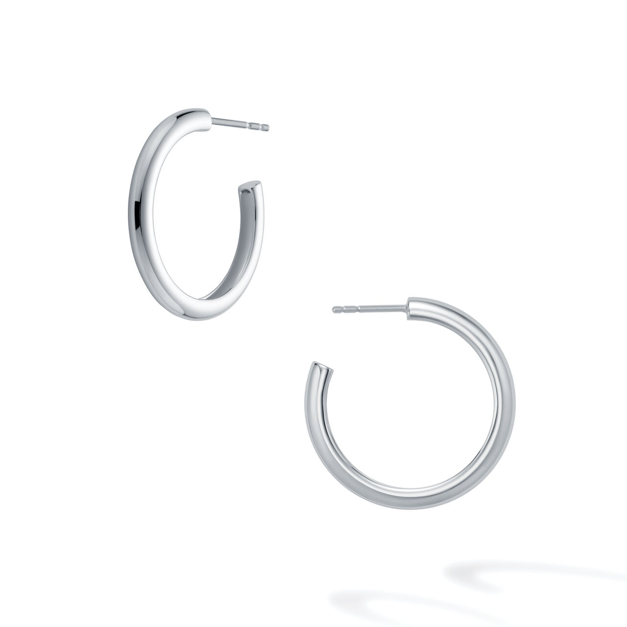 bijoux birks essentials 20mm sterling silver hoop earrings image number 0
