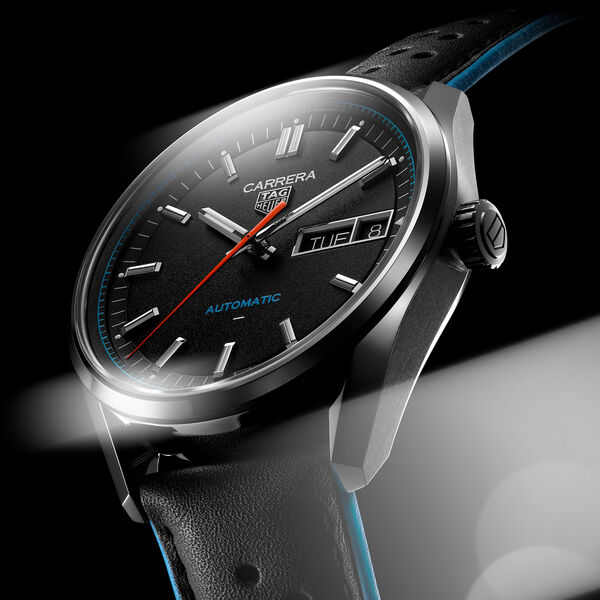 Carrera 41 mm automatique en acier inoxydable