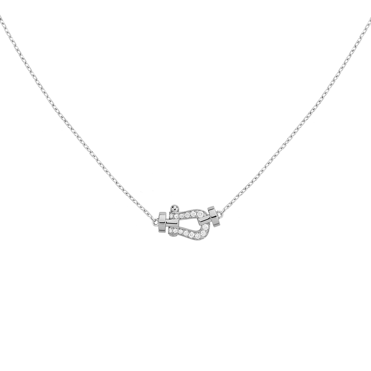 White Gold and Diamond Pav&eacute; Pendant image number 0