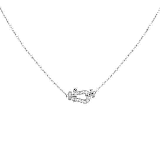 White Gold and Diamond Pav&eacute; Pendant image number 0