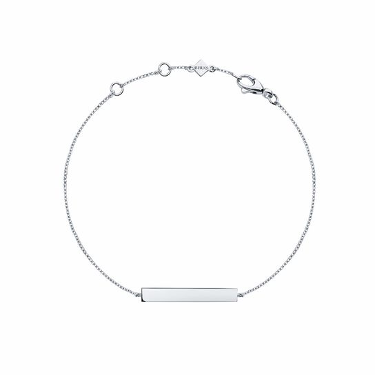 bijoux birks essentials silver horizontal bar bracelet image number 0