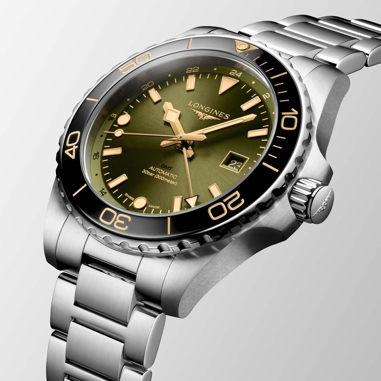 Longines HydroConquest GMT 43 mm Stainless Steel L3.890.4.06.6 image number 1