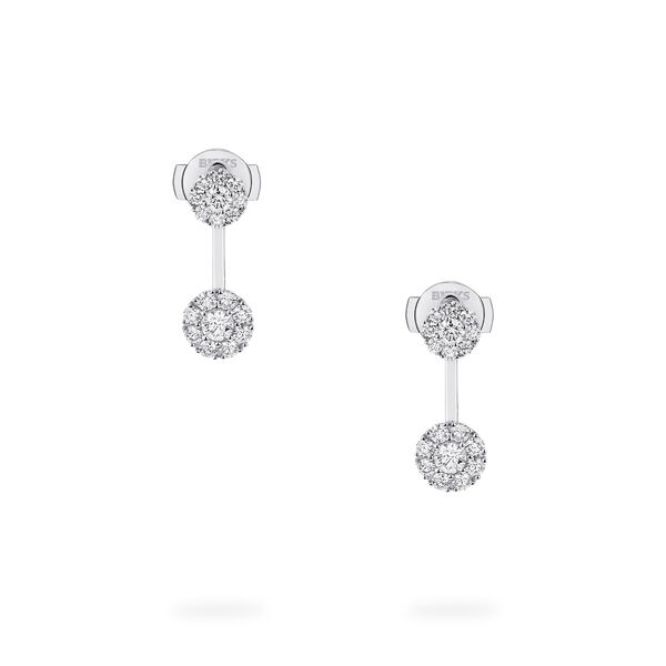 Diamond Cluster Jacket Earrings, Small