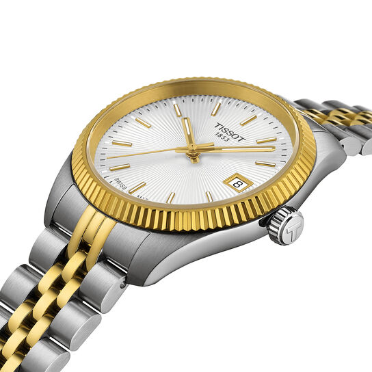 Tissot Ballade Quartz 34 mm Stainless Steel and Yellow Gold PVD &ndash; T1562102203100 image number 2
