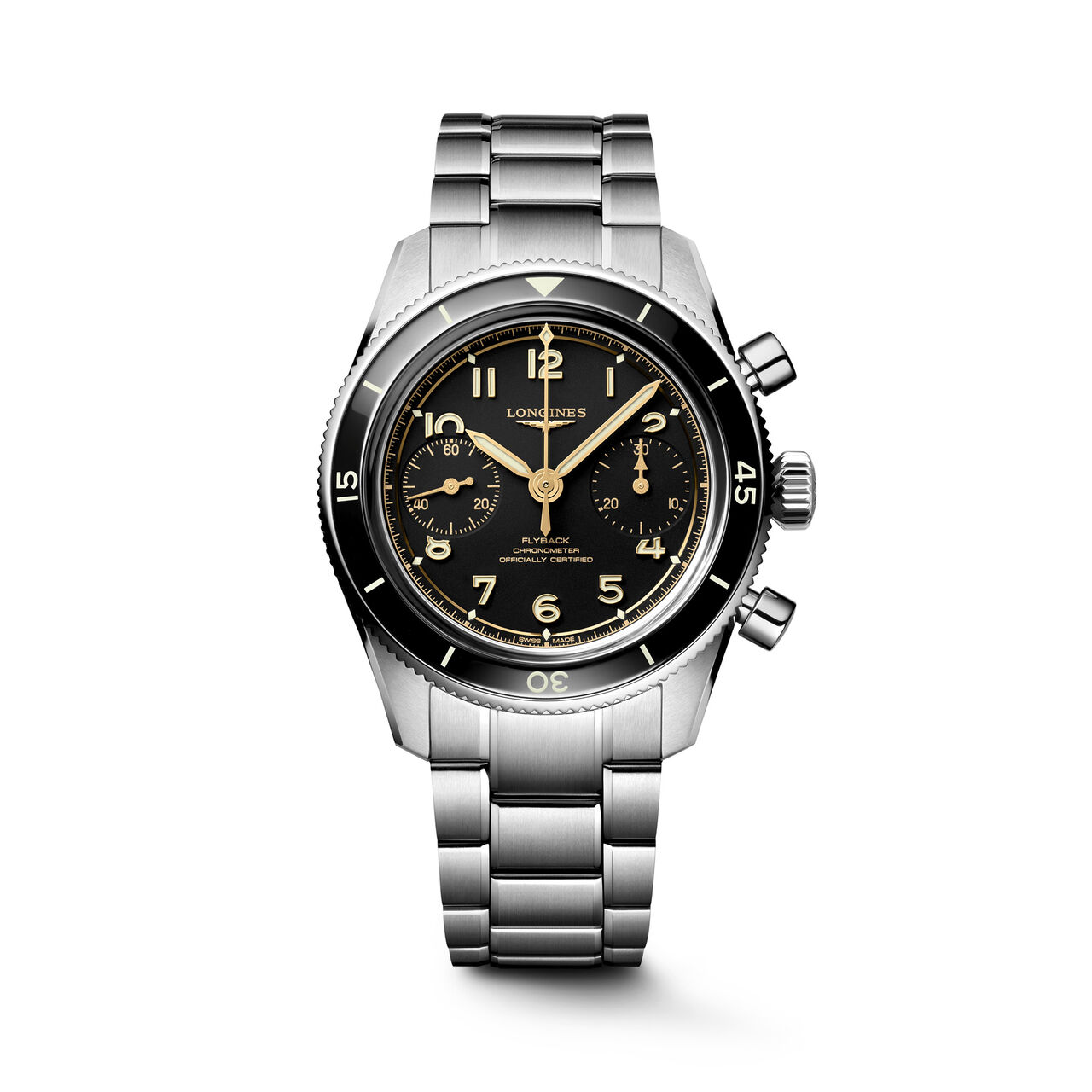 Longines Spirit Flyback Manual Chronograph 40 mm Stainless Steel image number 0