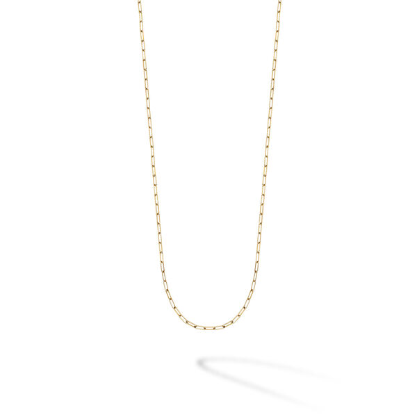 Yellow Gold Cable Chain Necklace