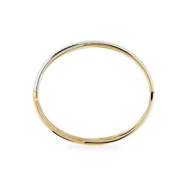 Diamond and Yellow Gold Bracelet