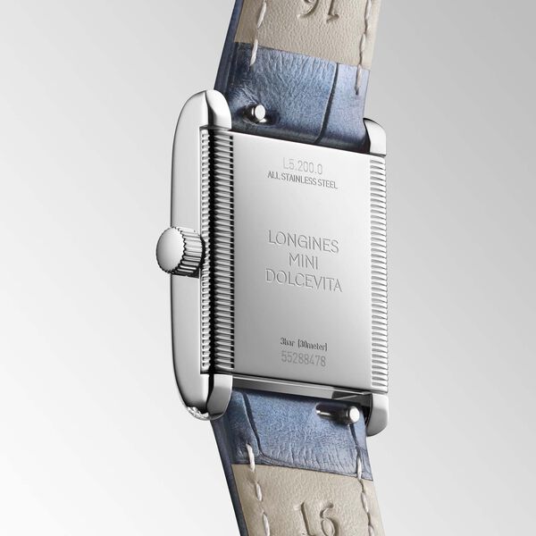 Mini DolceVita Quartz 21 X 29 mm Stainless Steel and Diamond