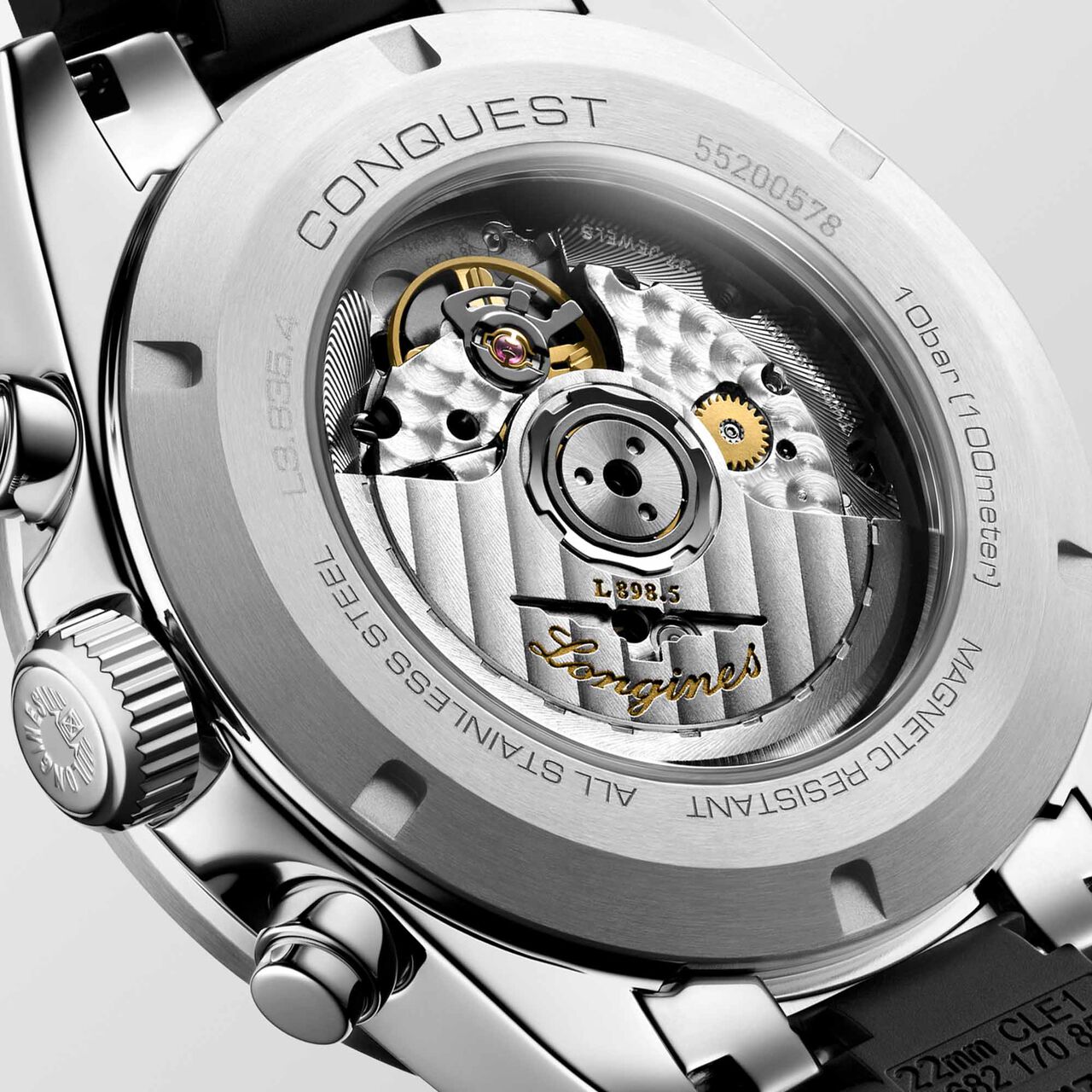 Longines Conquest Automatic Chronograph 42 mm Stainless Steel L3.835.4.32.9 image number 3