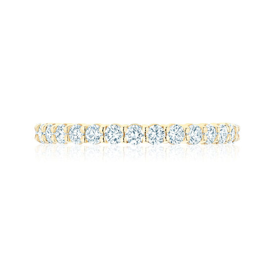 bijoux birks yellow gold and 1 11ct diamond eternity wedding band image number 0