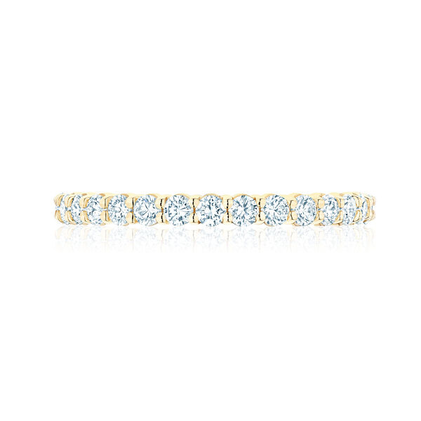 Yellow Gold and 1.11ct Diamond Eternity Wedding Band