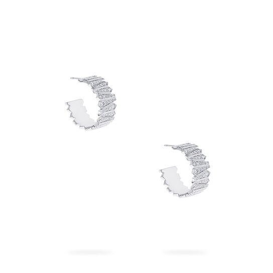 Birks Beekeper White Gold and Diamond Earrings image number 1